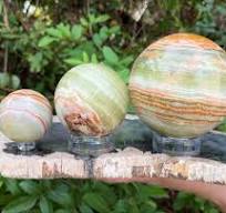 Green Onyx Crystal Spheres - Choose 2" 3" 4" or 6" Sphere ...