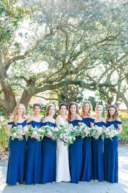 Intimate Thoughtful Southern Winter Wedding Bold Blue Bridesmaid Dresses Long Elegant Garde Winter Wedding Planning Royal Blue Bridesmaid Dresses Wedding
