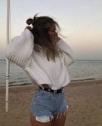 Outfits Pantalones Cortos Otono Outfit Denim Short Look Pantalones Cortos Mezclilla Cute Beach Outfits Summer Outfits Women Teenager Outfits