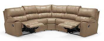 5 Seat Curved Corner Reclining Sectional Classic Sandstone White Leather Recliner Chair R Leather Sectional Sofas Best Leather Sofa Leather Sectional Sofa