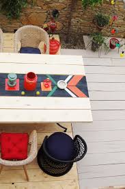 Sur Ma Terrasse Decor Diy Painting Painted Table