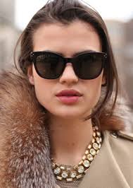 Celine Cat Eye Sunglasses + Camel + Fur