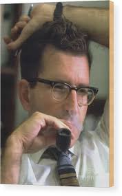 Young Noam Chomsky Wood Print