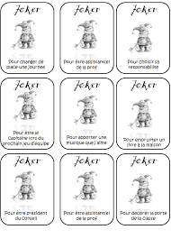 Les Jokers Pour Recompenser Gestion De Classe Classe Dojo Regle De Vie
