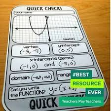 Algebra 2 Quick Check Template Math Template Algebra Teaching Algebra