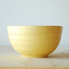 Vintage Mccoy Mixing Bowl In Yellow 1930s Antique Pottery Etsy Antique Pottery Pottery Bowls Vintage Mixing Bowls