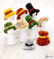 Pin On Spun Cotton Ornaments Tutorials Craft Ideas