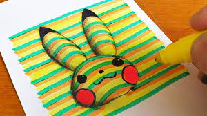Modern 3d hyperrealistic visualizations can blow one's mind with their lifelikeness and beauty. How To Draw 3d Pikachu Pokemon Coloring Pages Learning Colouring Videos Youtube