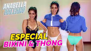 Try On HAUL | Especial 300k Bikini & Thong - Anabella Galeano - YouTube