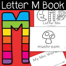 The letter m words and pictures printable cards can be used for flashcards, various games, and help your student associate unfamiliar words with a picture. Letter M Alphabet Bookthese Books Help Students Learn The Alphabet And The Sounds Each Book Has 7 Pages And The Las Alphabet Book Letter M Books Book Letters