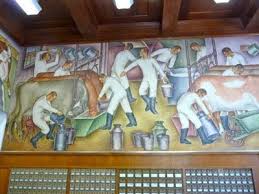 Work In Ventura Gordon Grant Wpa Murals At The Main Post Office Downtown On E Santa Clara St Mural Office Mural Wpa