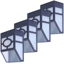 (2) total ratings 2, $199.99 new. Solar Deck Lights Led Outdoor Garden Decorative Wall Mount Fence Novocom Top