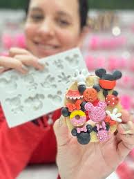 Molde de silicona candy mickey y minnie (ART 35/6812384651723/P1INF /M)