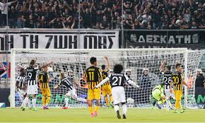 Paok Aek 2 1 Koypa Me Sprw3imo Ston Leyko Pyrgo Onsports Gr