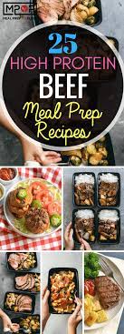 25 High Protein Beef Meal Prep Recipes Meal Prep On Fleek High Protein Meal Prep High Calorie Meals High Protein Recipes