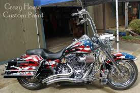 Patriotic Motorcycle Paint Jobs Harley Bikes Bike