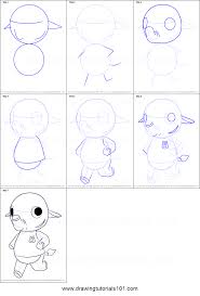 How To Draw Dizzy From Animal Crossing Printable Drawing Sheet By Drawingtutorials101 Com Animal Crossing Fan Art Animal Crossing Drawing Sheet