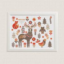 Check spelling or type a new query. Cross Stitch Scandinavian Pattern Animals Fox Deer Owl Decor Nature Cross Stitch Folk Woodland Animals Unique Gift Needlecraft In 2021 Nature Cross Stitch Animal Cross Stitch Patterns Owl Cross Stitch