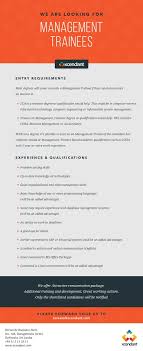 Management Trainees At Xcendant Careerfirst Management Computer Science Job