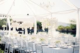 White weddings have always been popular, and they often conjure up the image naturally the bride will wear a white wedding dress for her rustic theme white wedding. 8 White Wedding Theme Ideas Traditional Wedding Trends 2018