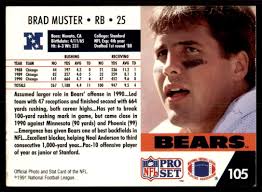 1991 Pro Set Brad Muster #105