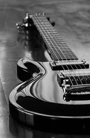 Black And White Electric Guitar Aesthetic Tumblr Siyah Beyaz Fotografcilik Ilham Veren Fotograflar Elektro Gitar