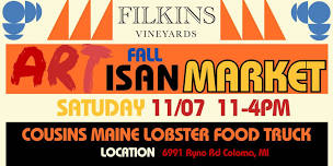 Filkins Vineyards Fall Artisan Market - Cousins Maine Lobster