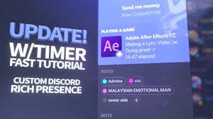 How To Get A Custom Discord Rich Presence W Timer July Update Youtube
