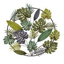 Metal Tropical Leaves Wall Decor 90x90cm Briscoes Nz Metal Leaf Wall Art Leaves Wall Decor Leaves Wall