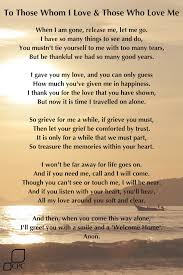 To Those Whom I Love Those Who Love Me Pet Bereavement Poem