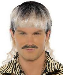 Underwraps Tiger King Mullet Joe Exotic Hair Felon Cosplay Costume Wig  30297