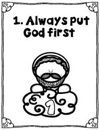 The catholic toolbox fourth mandment activities. Catholic Ten Commandment Posters Color Pages For Kids Tpt