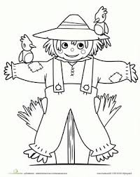 Scarecrow Coloring Sheet Fall Coloring Pages Fall Coloring Sheets Preschool Coloring Pages