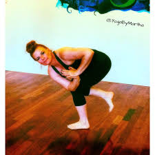 Yoga Pose Twist Revolved One Foot Chair Pose Parivrtta Eka Pada Utkatasana Power Yoga Poses Basic Yoga Arm Balance Yoga Poses