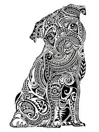 Difficile Animaux Coloriage Mandala Animaux Chien Coloriage Coloriage Animaux