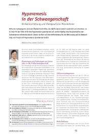 Hyperemesis In Der Schwangerschaft Rosenfluh Ch