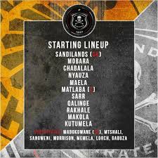 The defensive midfielder, who has made 21 league appearances this season, picked up his fourth yellow card in their last match against golden arrows. Pirates Starting Lineup Orlando Pirates Football Club Facebook