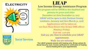 Durham County Low Income Energy Assistance Program Open To Older Adults And Adults With Disabilities Latino Health Roundtable
