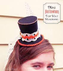 Mini Halloween Top Hat Headband Halloween Top Mini Top Hat Snowman Costume
