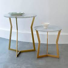 Shop for mainstays coffee tables in coffee tables. Contemporary Side Table Star Coedition Marble Lacquered Metal Base Bronze Base