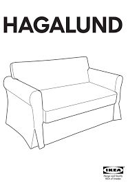 All names and trade marks are. Ikea Hagalund Sofa Bed Frame Instructions Manual Pdf Download Manualslib