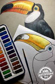 Bird pages to color for toddlers. Toucan Coloring Pages For Kids And Adults