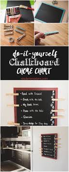 Easy Diy Chalkboard Chore Chart Six Clever Sisters