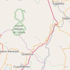 Cuautitlan de garcia barragan, jalisco, 27 km к северу от. Mapa De Toliman Jalisco