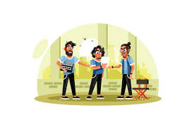 Movie Director Assistant And Actor Illustration By Ianmikraz On Envato Elements Actors Illustration Movie Director Cartoon Styles