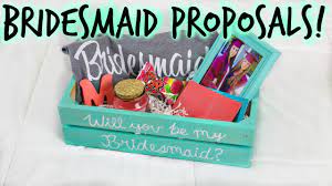 Diy Bridesmaid Proposal Box Gifts How I Asked My Bridal Party Wed Bridesmaid Diy Bridesmaid Proposal Bridesmaid Proposal Diy