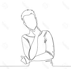 Taking a reliable personality assessment is a good place to start in determining your preferences. Simple Drawing Of A Person Thinking Novocom Top