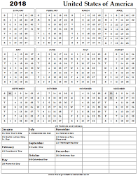 2018 Us Holiday Calendar Calendar Printables Calendar Template Calendar Uk