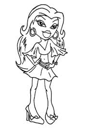 Free Bratz Coloring Pages Printable For Kids