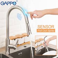 Shop the top 25 most popular 1 at the best prices! Gappo Stainless Steel Touch Control Kitchen Faucets Smart Sensor Kitchen Mixer Touch Faucet For Kitchen Pull Out Sink Taps Kitchen Faucets Aliexpress